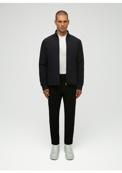 Dar Lacivert Erkek Ceket Apollo