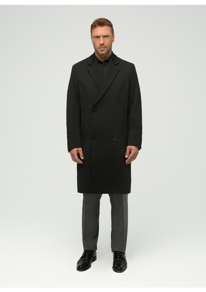 Siyah Erkek Palto Spartacus