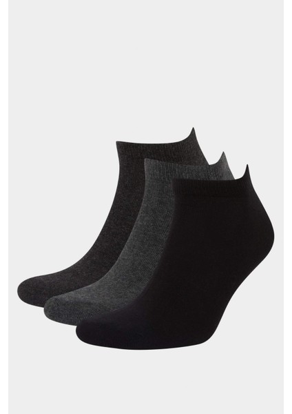 Erkek 7'li Pamuklu Patik Çorap C4489AXNS