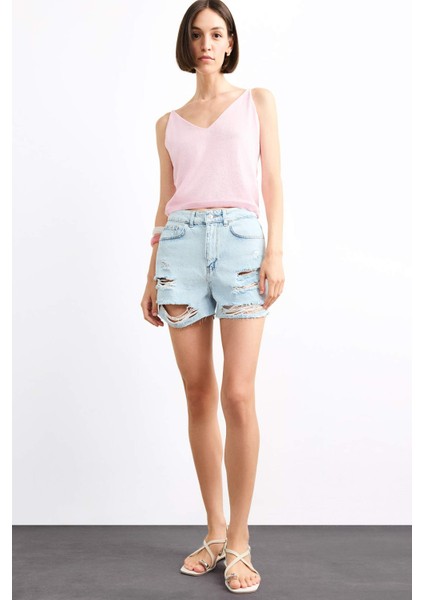 Loose Fit Triko Atlet F7499AX25SM fiyatları