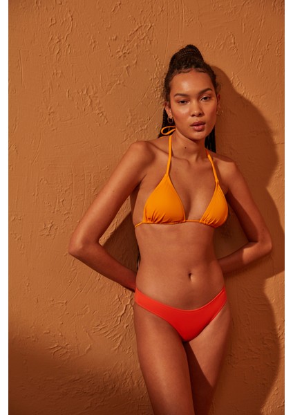 Basic Cheeky Mercan Rengi Bikini Altı modelleri
