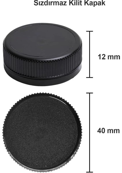 Detoks Kapaklı Kare Pet Şişe 300 ml 6 Adet fırsatları