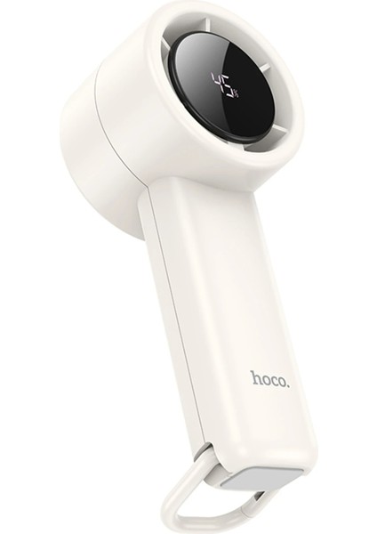 Hoco Mini El Tipi Soğutucu Fan Kablosuz Masa Üstü Mini 4000 Mah Şarjlı Vantilatör El Fanı Şarzjlı Doğal Esintili Kademeli Standlı