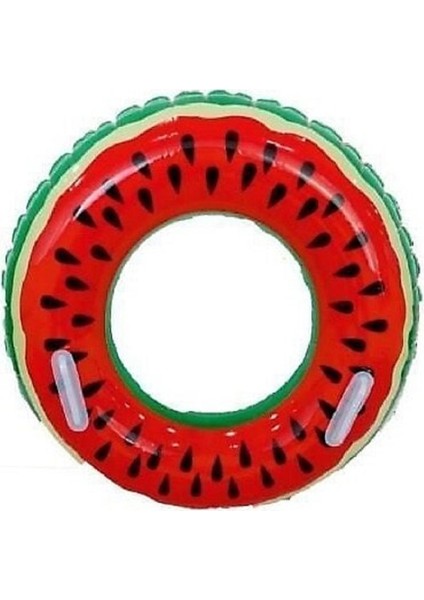 Karpuz Desenli Çok Renkli Simit 85CM, Şık ve Renkli Dekoratif Ürün