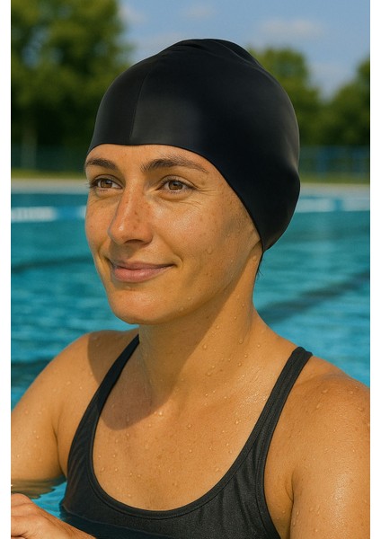 Renkli Silikon Bone, Rahat ve Şık Yüzme Bone, Havuz ve Deniz Için Mükemmel Seçim fiyatları