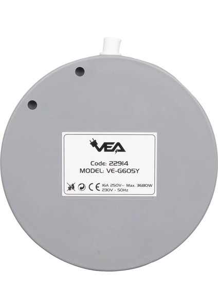 5li Anahtarlı 1.5 Metre Grup Priz VE-G605Y (5047) fiyatları