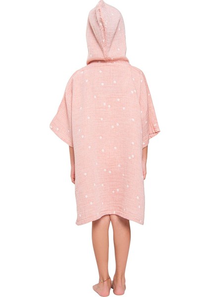 Pembe Müslin Panço Çocuk Plaj Elbisesi, Hafif ve Şık Yazlık Kıyafet fırsatları