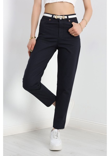 Boyfriend Kot Pantolon Lacivert modelleri