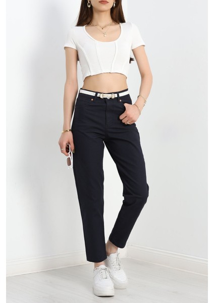 Boyfriend Kot Pantolon Lacivert fırsatları