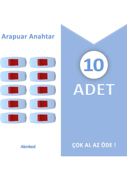 Aç Kapa Çıtçıtanahtar - Arapuar- 10 Adet