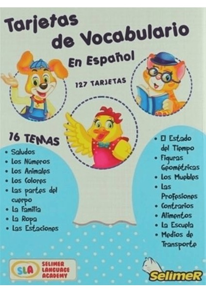 Ispanyolca Dil Kartları 127 Kart