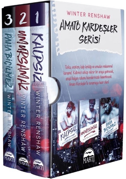Amato Kardeşler Serisi (3 Kitap Takım)