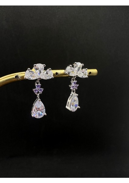 Damla Taş Sallantılı Ithal Gümüş Küpe fiyatları