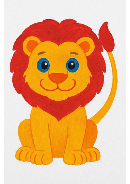 10 Adet Sevimli Aslan Ahşap Boyama Figürü – Okul Öncesi Dıy Etkinlik ve Sanat Aktivitesi fırsatları