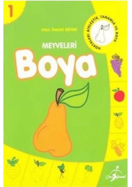 Okul Öncesi Boyamalı Alıştırma 10 Kitap Takım