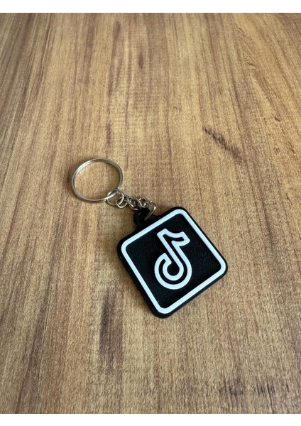 Nfc Anahtarlık - Tiktok Anahtarlık Siyah Model 2 (3,5 Cm) fiyatları