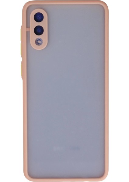 Samsung Galaxy A02 Kılıf Montreal Silikon Kapak - Pembe - PZRCR5925-8878