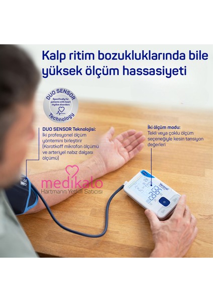Veroval Duo Control Bluetooth Üst Koldan Tansiyon Aleti indirimleri
