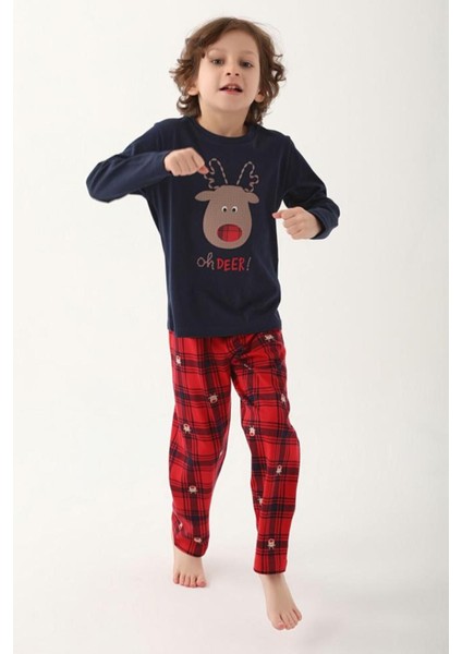 AR2752C Erkek Çocuk Kışlık Pijama Takım