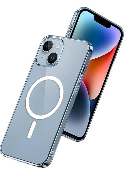iPhone 13 Premium Şeffaf Magsafe Uyumlu Koruyucu Kılıf – Darbe Emici, Ince Tasarım indirimleri