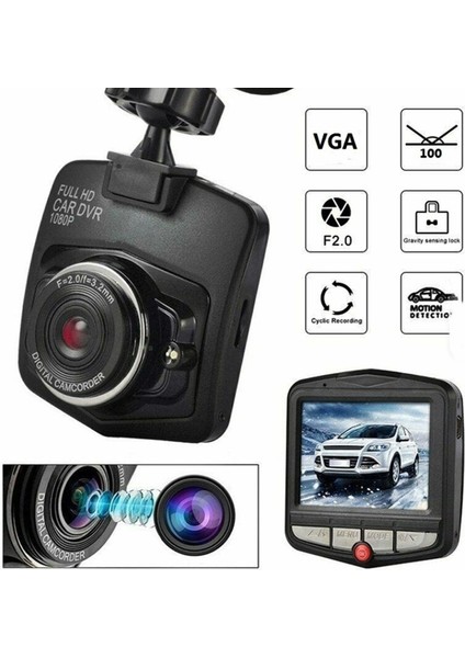 Araç Kamerası Gece Görüşlü Full Hd 1080P 2.4 Inç (Ön Görüşlü), fırsatları