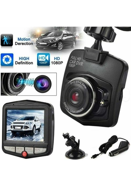 Araç Kamerası Gece Görüşlü Full Hd 1080P 2.4 Inç (Ön Görüşlü), indirimleri