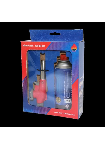 Kamp Gazı SET227GR/400MLPÜRMÜZ - Torch Seti (5047)