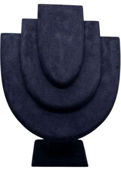 Ahşap Sardunya Takı Sergileme Mankeni, Lacivert, 21x25 cm modelleri