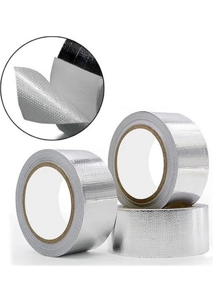 Yüksek Sıcaklık Dayanan Su Geçirmez Çatı Boru Duvar Çatlak Yapışkan Bant Folyo 5 mt x 10 cm