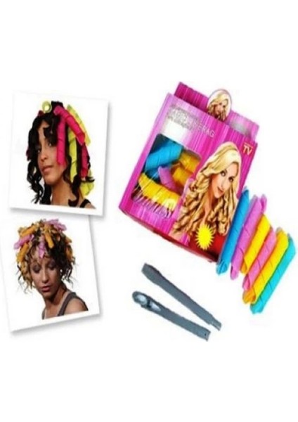 Saç Bigudisi 18 Adet - Magic Leverage fırsatları