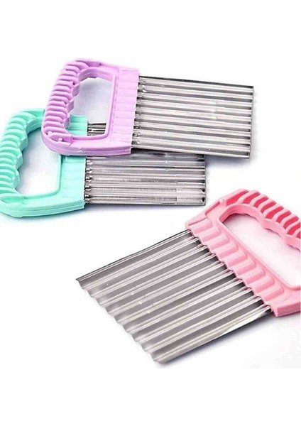 Lüks Pratik Patates Meyve Sebze Doğrama Dilimleme Cips Bıçağı fırsatları