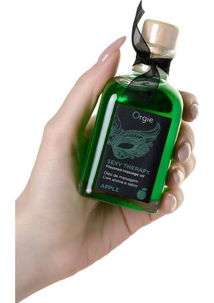 Lips Tatlı Oyun Seti ( Masaj Yağı), Elma, 100 ml