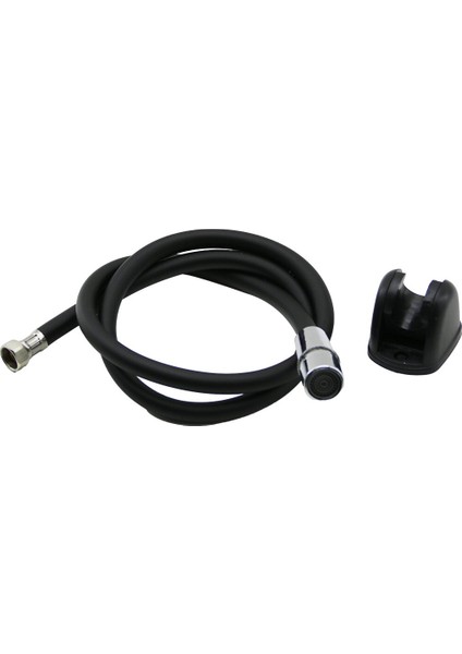 Siyah Plastik Perlatörlü Taharatmatik Hortum 120CM (2818)