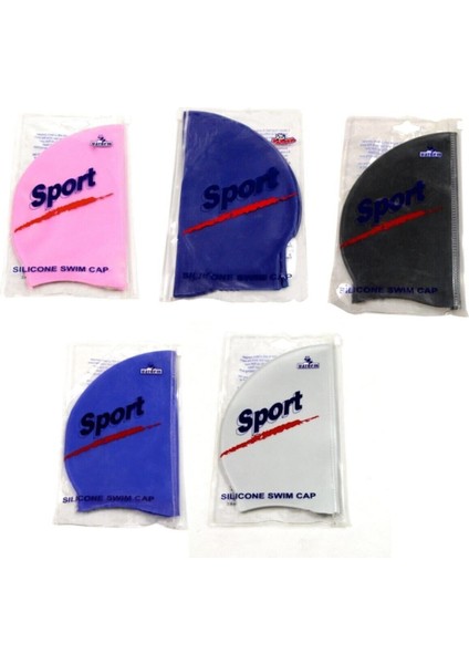 Beyaz Silikon Yüzücü Bonesi, Rahat ve Şık Tasarım, Suya Dayanıklı ve Hafif Kullanım