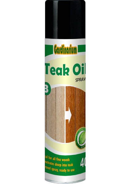 Teak Oıl / Spray (sprey Tik Yağı) 400 Ml+1adet teak uygulama süngeri