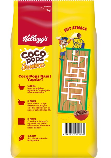 Coco Pops Jumbos Bts 700 gr Mısır Gevreği, Lif, Demir ve 6 Vitamin Içerir fiyatları