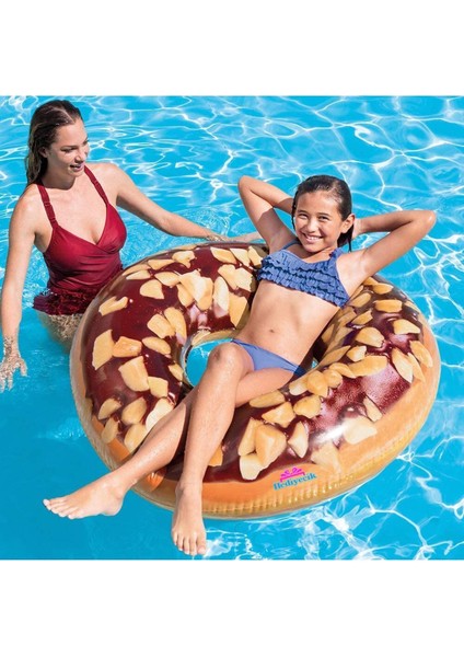 Kahverengi Çikolatalı Donut ve Deniz Simiti Seti, Pompa ve Gözlük Hediye modelleri