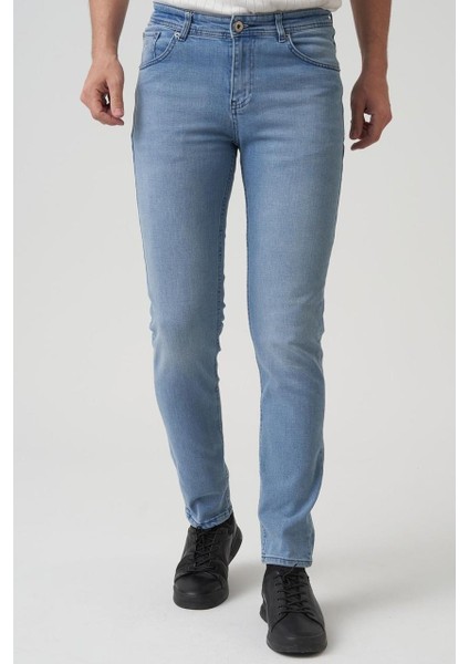 Captiva Regular Fit Likralı Erkek Jean Pantolon 7280