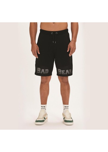 Grid Erkek Şort - Siyah