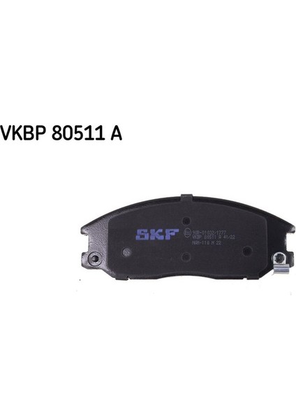 Vkbp 80511 A-Ön Fren Balata Ssangyong Actyon. Kyron 2.0l Xdi 4x4 06-> / Rexton 2.7l Xdi 4x4 04->
