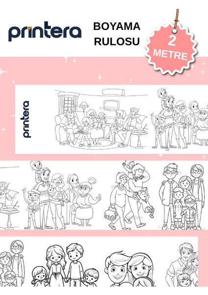 |aile Boyama Rulosu | Eğitici ve Eğlenceli