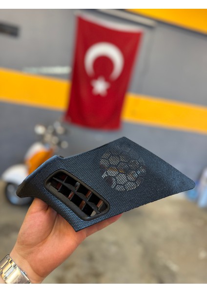 Siyah Mercedes W210 Hoparlör Kapağı Sağ-Sol Takım (Abs Malzeme)