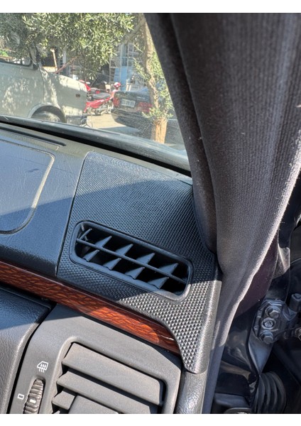 Siyah Mercedes W210 Hoparlör Kapağı Sağ-Sol Takım (Abs Malzeme)