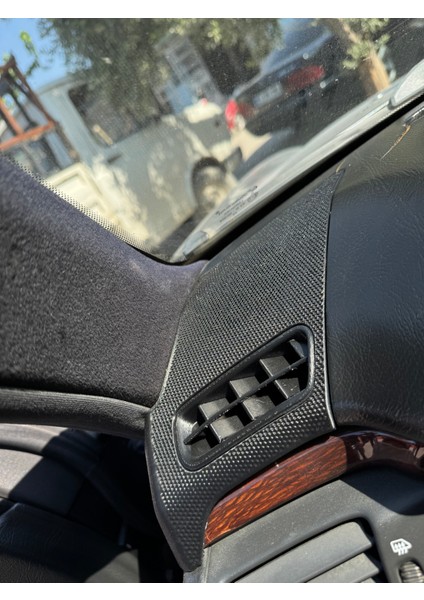 Siyah Mercedes W210 Hoparlör Kapağı Sağ-Sol Takım (Abs Malzeme)
