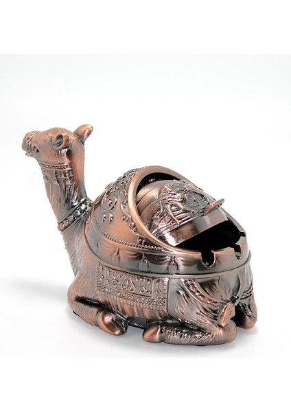 Metal Deve Figürlü Küllük