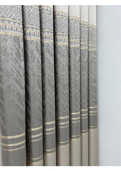 Nivemeshome Avşa DESEN:632349 5204 Vizon 1/3 Sık Pile Fon Perde Apm fırsatları