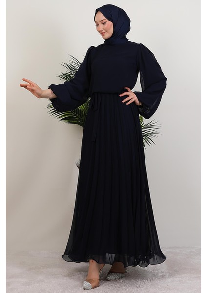 Ümra Şifon Elbise Lacivert fiyatları