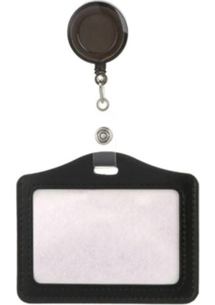 Çekilebilir Yaka Kartı Tutucu ve Kartlık, Şık ve Pratik Tasarım, Çok Renkli Seçenek