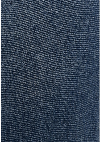 Straight Fit Erkek Indigo Jean Pantolon