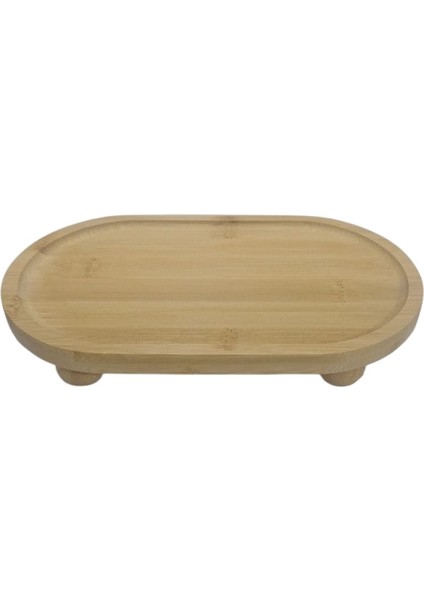 Mien Bambu Ayaklı Sunum Tabağı 23X14 cm 1094 modelleri